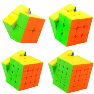 Набор из 4 отличных Кубика Рубика! Бренд: ZXZ. . фото 5