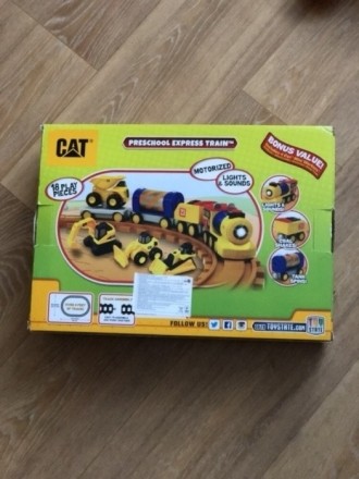 Продам игровой набор железную дорогу фирмы Cat. Интересная игрушка, очень качест. . фото 2
