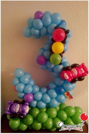 - гелиевые шарики 
- цветы и букеты из воздушных шариков
- фигуры из воздушных. . фото 5
