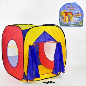 Детская игровая палатка-домик Волшебный Домик 3516

Вставки из сетчатого матер. . фото 3