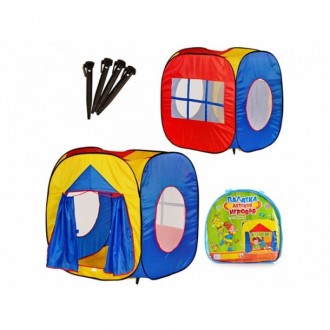 Детская игровая палатка-домик Волшебный Домик 3516

Вставки из сетчатого матер. . фото 5