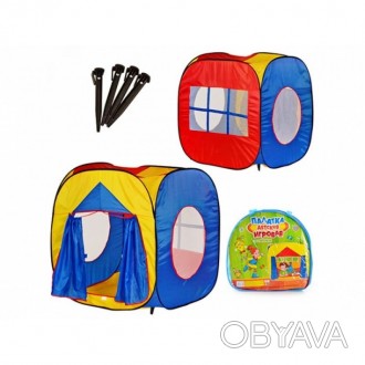 Детская игровая палатка-домик Волшебный Домик 3516

Вставки из сетчатого матер. . фото 1