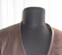 Большая оригинальная женская кожаная куртка-накидка SPORT.  Лот 83
Большая, кач. . фото 9