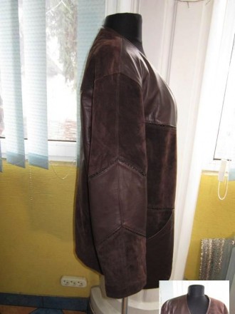 Большая оригинальная женская кожаная куртка-накидка SPORT.  Лот 83
Большая, кач. . фото 7