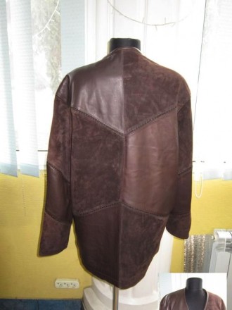 Большая оригинальная женская кожаная куртка-накидка SPORT.  Лот 83
Большая, кач. . фото 4