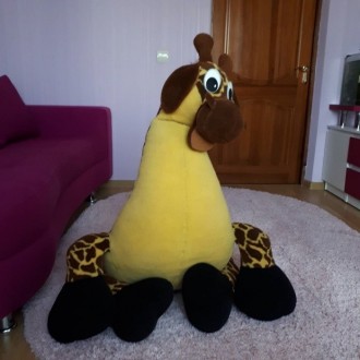 Продам мягкую игрушку "Жираф". Высота 1 м. Б/у в хорошем состоянии.. . фото 2