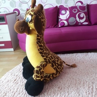 Продам мягкую игрушку "Жираф". Высота 1 м. Б/у в хорошем состоянии.. . фото 3
