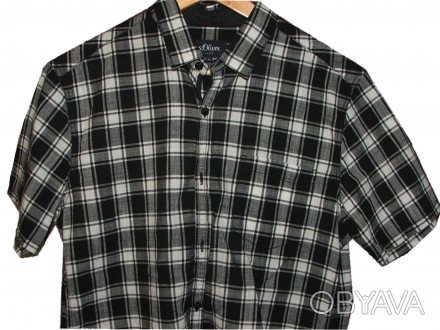 Рубашка с коротким рукавом, хлопок
Фирма ”s.Oliver”, размер М,  Б/У, состояние . . фото 1