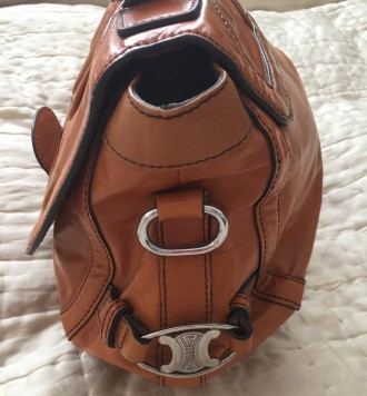 Отличная ярко-рыжая кожаная сумка Сeline.   
Распродажа личной коллекции сумок-. . фото 6