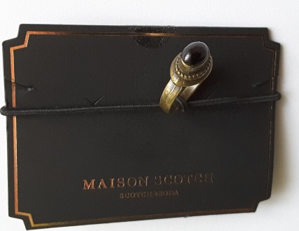 Эксклюзивное колечко под бронзу с чёрным ониксом от дорогостоящего бренда Maison. . фото 3