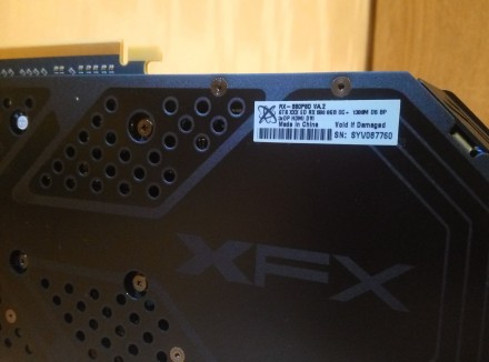 Продам видеокарту XFX Radeon RX 580 8 GB 
Объем памяти 8Gb ;
частота GPU: 1386. . фото 5