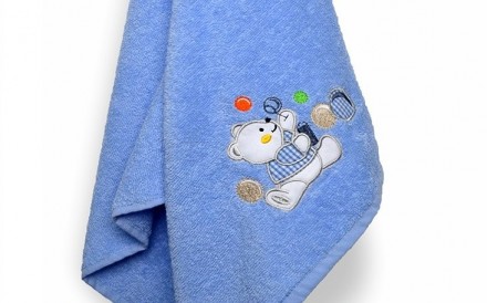 Детское мягкое махровое полотенце с забавным рисунком, очень мягкое на ощупь. Вы. . фото 4