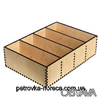 Коробка для чая, деревянная 30*21см
Барный организатор, выполненный из дерева, . . фото 1