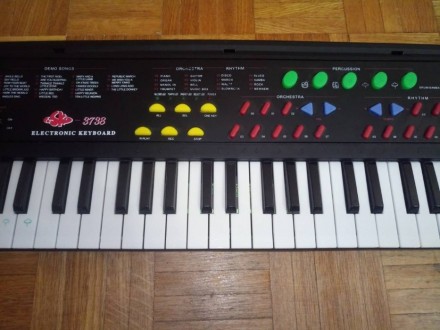 Продается детский синтезатор "ELECTRONIC KEYBOARD",черного цвета, в хорошем,рабо. . фото 3