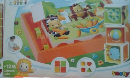 Продам развивающие кубики для малышей от 18мес.сортер и картинки.. . фото 3
