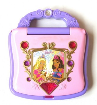 Детский обучающий компьютер Barbie Diamond Castle. Красочный компьютер включает . . фото 3
