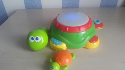 Музыкальная игрушка с яркай подсветкой есть погремушка, барабан. . фото 3