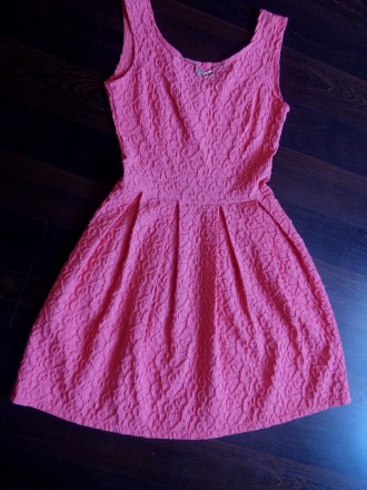 Классное платье персикового цвета на подростка лет 14-16 или на взрослого с разм. . фото 5