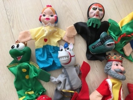 12 кукол перчаток для кукольного театра. Без ширмы. Продаются все вместе за 600 . . фото 4