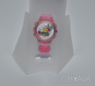 новые детские часы с принцессой разноцветная подсветка disney оригинал
 оригина. . фото 1