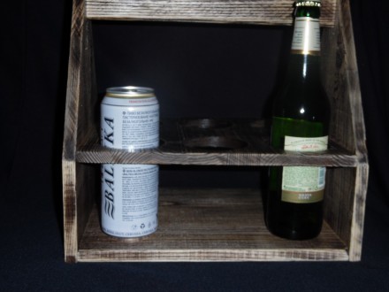 Оригинальная подставка для пива из дерева
Подойдет для отдыха и транспортировки. . фото 2