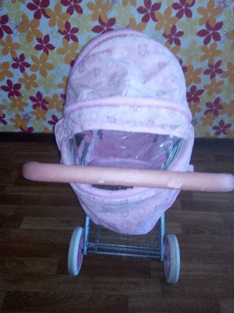 Продам детскую игрушечную коляску для кукол с сумочкой. Колеса родные,ничего не . . фото 5