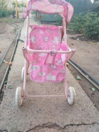 966 - Показать номер - коляска для кукол розовая. . фото 3