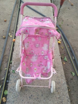 966 - Показать номер - коляска для кукол розовая. . фото 2