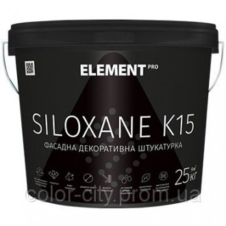 ELEMENT PRO SILOXANE K15
фасадна декоративна штукатурка, підсилена силоксаном, . . фото 2