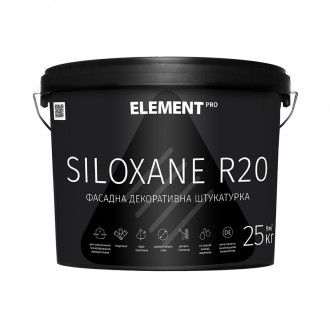 ЕLEMENT PRO SILOXANE R20 
фасадна декоративна штукатурка, підсилена силоксаном,. . фото 2