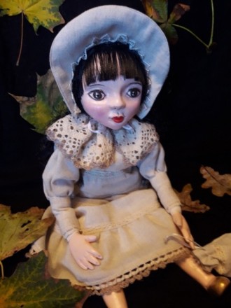 Будуарная кукла Марго ручная работа.Голова,руки и ноги из пластика.Тело текстиль. . фото 5