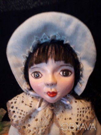 Будуарная кукла Марго ручная работа.Голова,руки и ноги из пластика.Тело текстиль. . фото 1