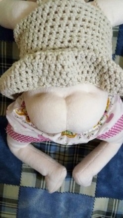 Кукла ручной работы. Сарафан чик из чистого итальянского шелка (толстая нить).. . фото 6
