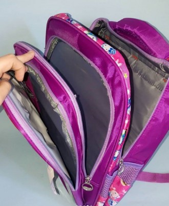 Прочный и удобный рюкзак для Вашего ребенка.

Рюкзак школьный  фиолетовый . 
. . фото 5