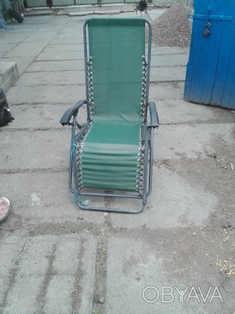 Кресло лежак в нормальном состоянии, три положения.. . фото 1