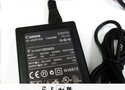 CANON PA-V16 AC Power Adapter 1D, 1Ds сетевой 220В

Характеристики:
Canon DC . . фото 6