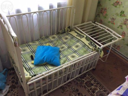 Детская кроватка Geoby имеет оригинальный дизайн и очень удобна в использовании.. . фото 3