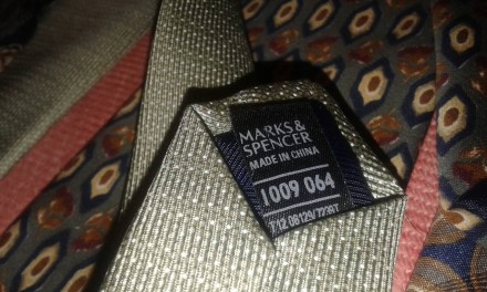 Фирменные номерные галстуки (оригинал) Италия. Marks & Spencer. Отличное состоян. . фото 4