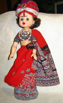 Кукла советская в хорошем состоянии, костюмы ручной работы.
"Шахиризада"-высото. . фото 2