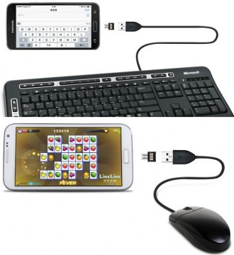 OTG адаптер для подключения к смартфонам, планшетам и другим мобильным устройств. . фото 5