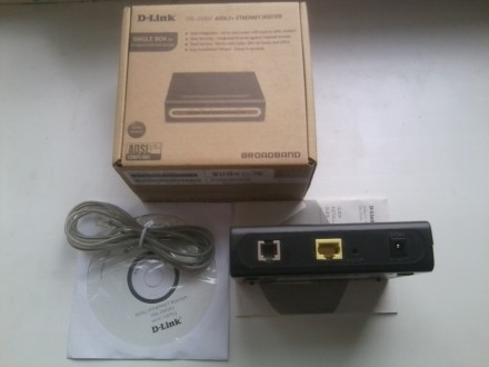 Продам модем D-Link DSL-2500U , без блока питания! есть провод к телефону диск с. . фото 3