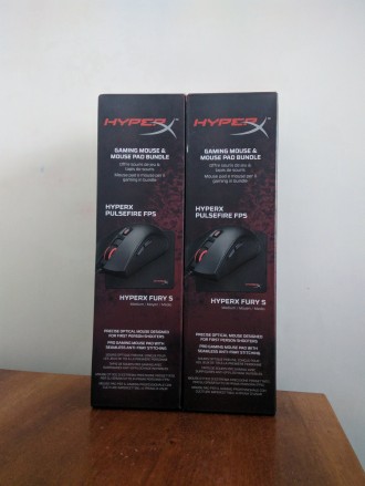 Продам комплект - мышка HyperX Pulsefire и игровой коврик HyperX Fury S (размер . . фото 2