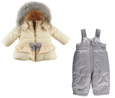 куртка зимняя и полукомбинезон  HEARTBEAT натуральный мех