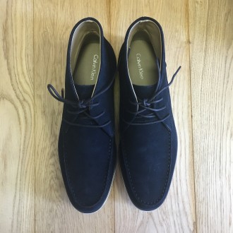 Продам мужские ботинки Calvin Klein Kenley Calf Suede dark navy

100% оригинал. . фото 5
