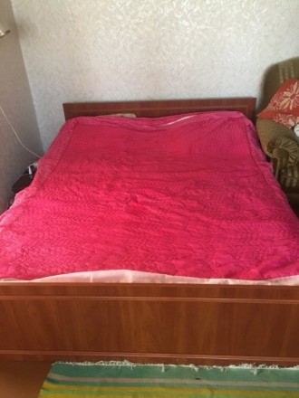 Продам двуспальную кровать с каркасным матрасом без дефектов ! Покупали в январе. . фото 2