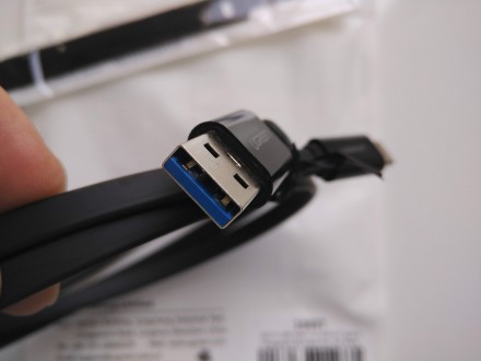 Качественный фирменный кабель Ugreen USB Type-C to USB 3.0.
Кабель имеет плоско. . фото 4