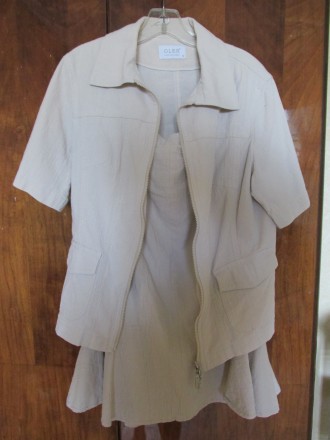 Продам костюм (блузка + юбка из хлопка), размер М, доставка Новой почтой, Интайм. . фото 2