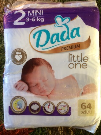 Продам детские подгузники Dada Premium 2,3:
2-ка (3-6 кг) 64 шт. Цена 185 грн
. . фото 3