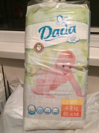 Продам детские подгузники Dada Premium 2,3:
2-ка (3-6 кг) 64 шт. Цена 185 грн
. . фото 4
