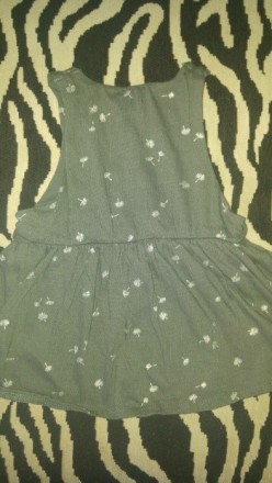Платье-сарафанчик Zara,новое,маломерит на 8-10 месяцев.Очень хорошего качества!О. . фото 3